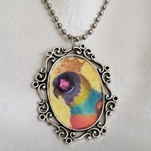 Colorful Parrot Pendant Necklace